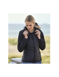 T-9629-Womens Hooded Crossover Jacket 2